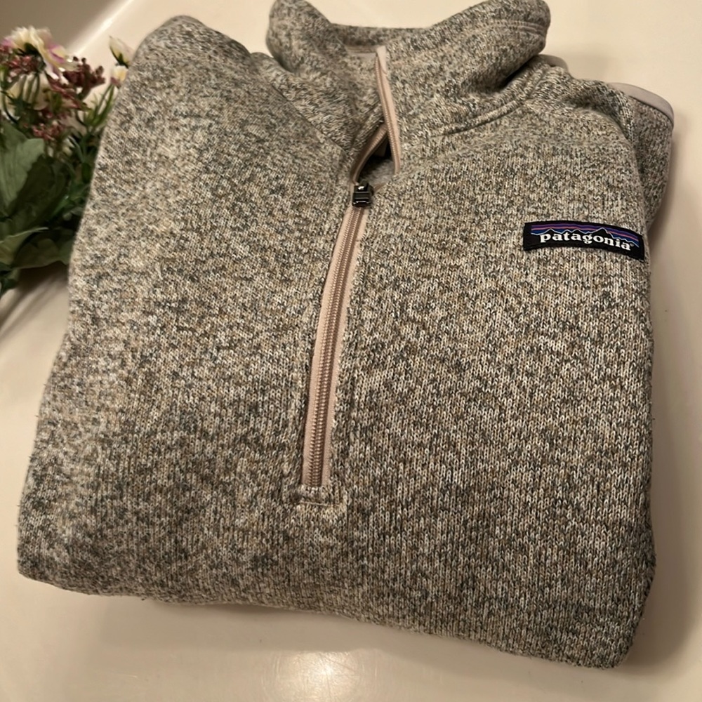 Patagonia better sweater quarter zip, like new